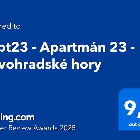 #Apt23 - Apartman 23 - Novohradske Hory Benesov nad Cernou ภายนอก รูปภาพ